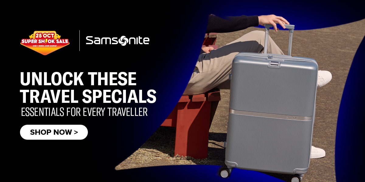Samsonite Official Store, Online Shop Oct 2025 | Shopee Singapore
