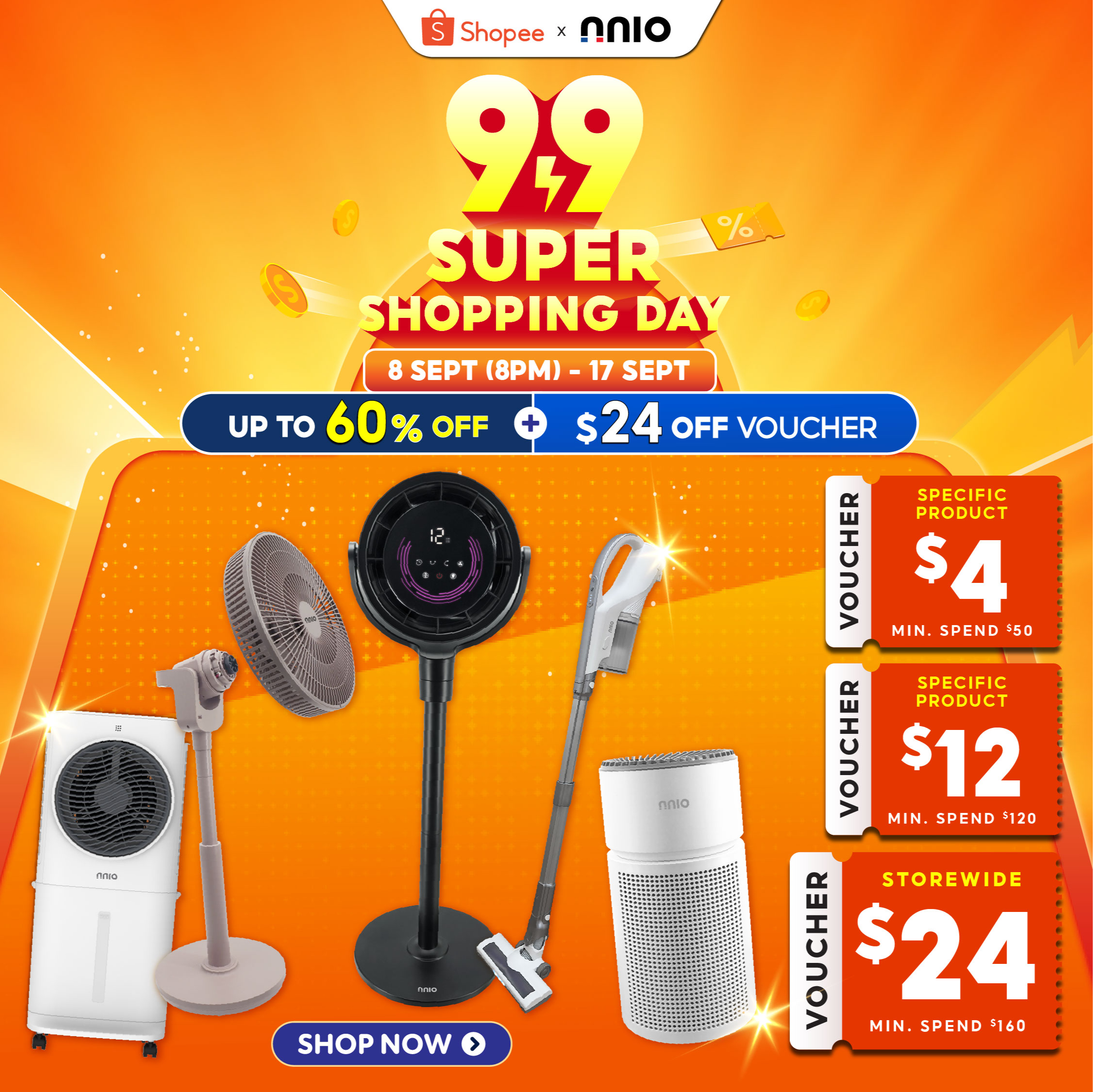 NNIO Official Store, Online Shop Oct 2026 | Shopee Singapore