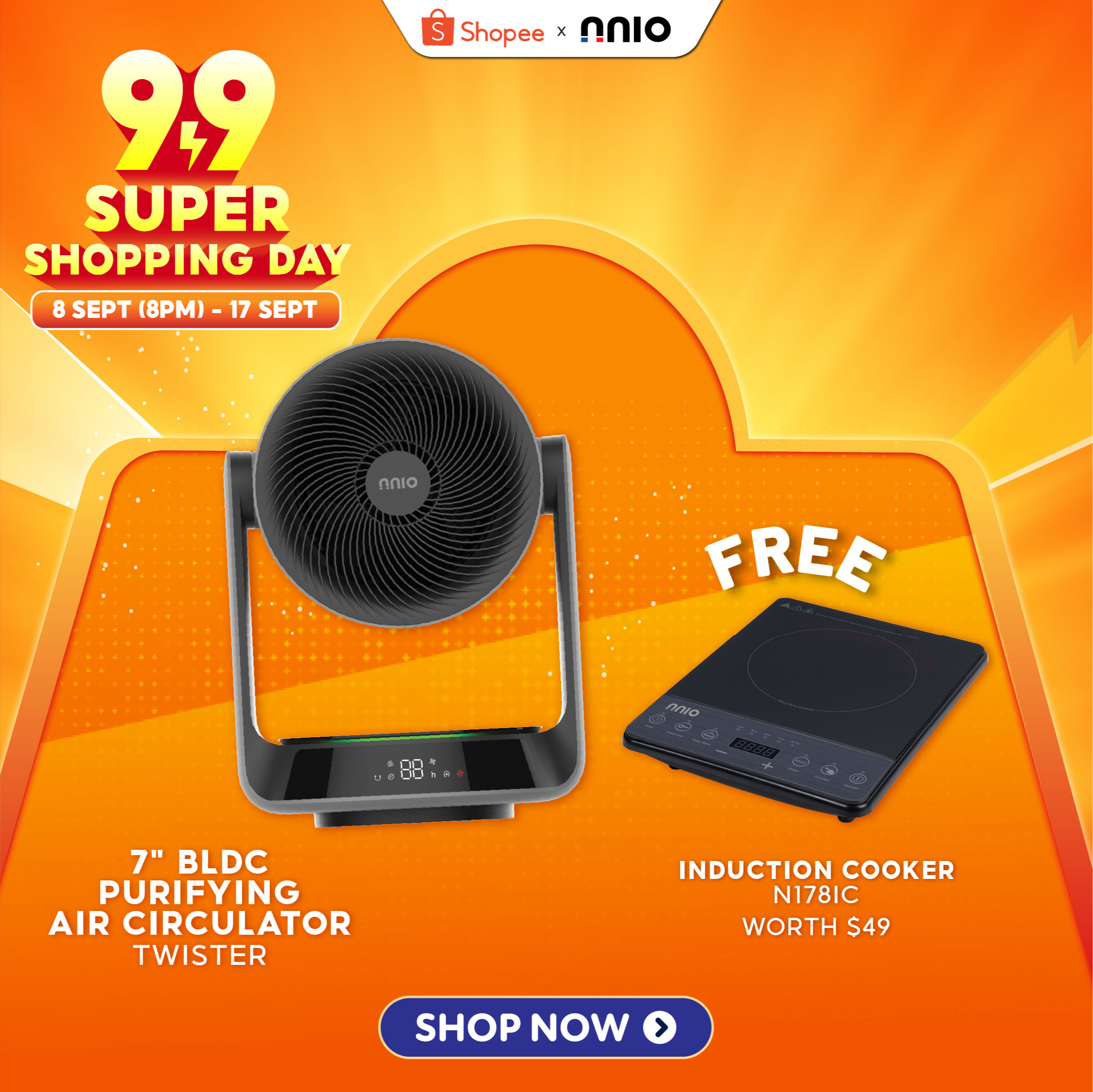 NNIO Official Store, Online Shop Oct 2026 | Shopee Singapore
