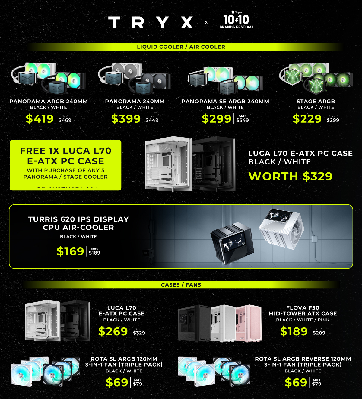 TRYX SG, Online Shop Oct 2026 | Shopee Singapore