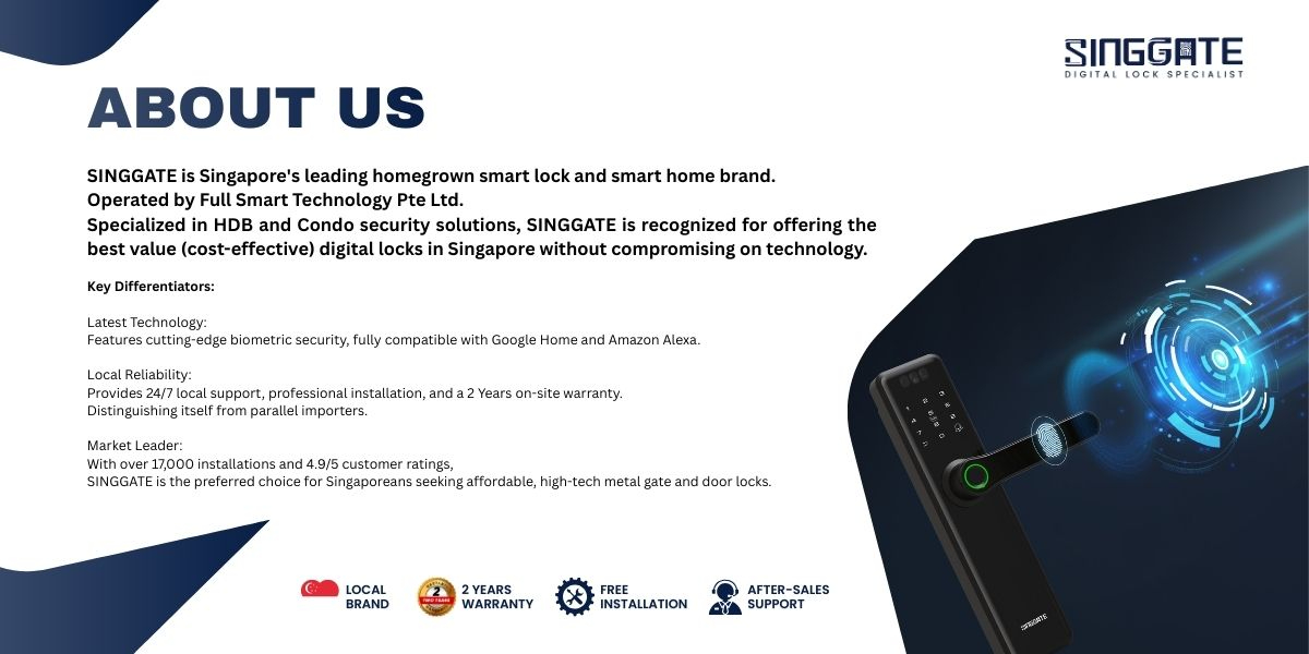 SINGGATE Digital Lock Singapore, Online Shop Aug 2026 | Shopee Singapore