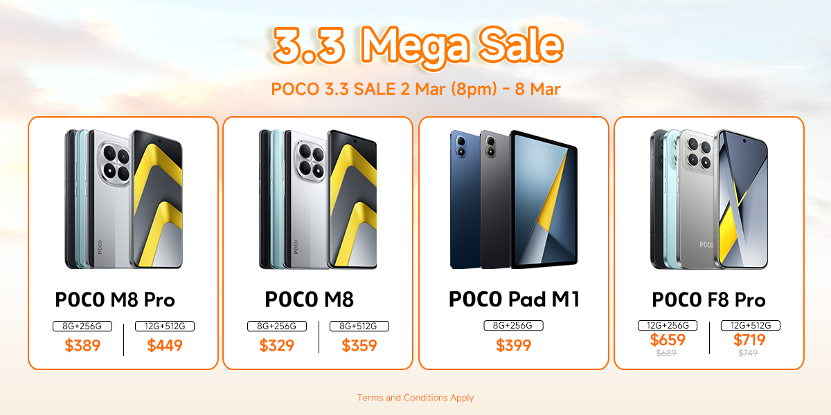 POCO Official Store, Online Shop Mar 2026 | Shopee Singapore