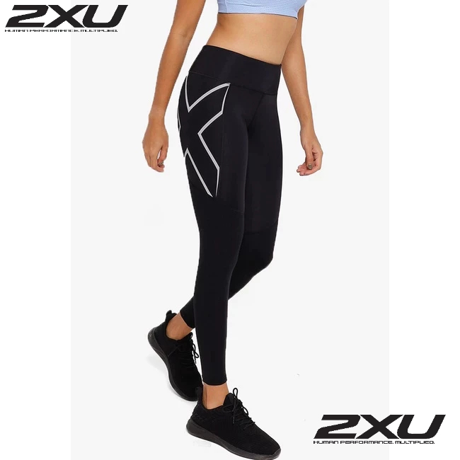  2XU Mens Aero Vent Compression Tights for Running to