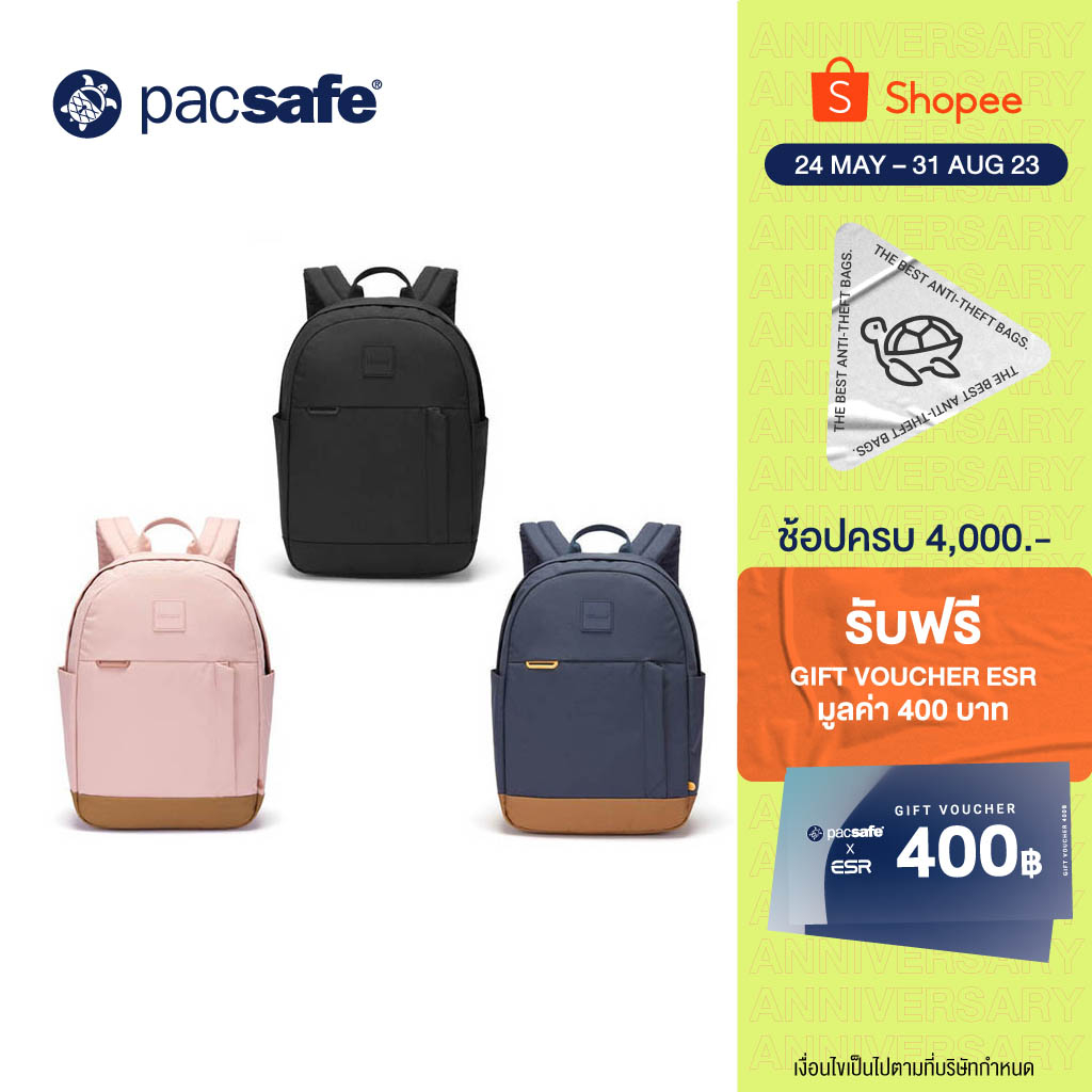 Pacsafe Go 15L ANTI THEFT Backpack ANTI THEFT Bag Shopee Singapore