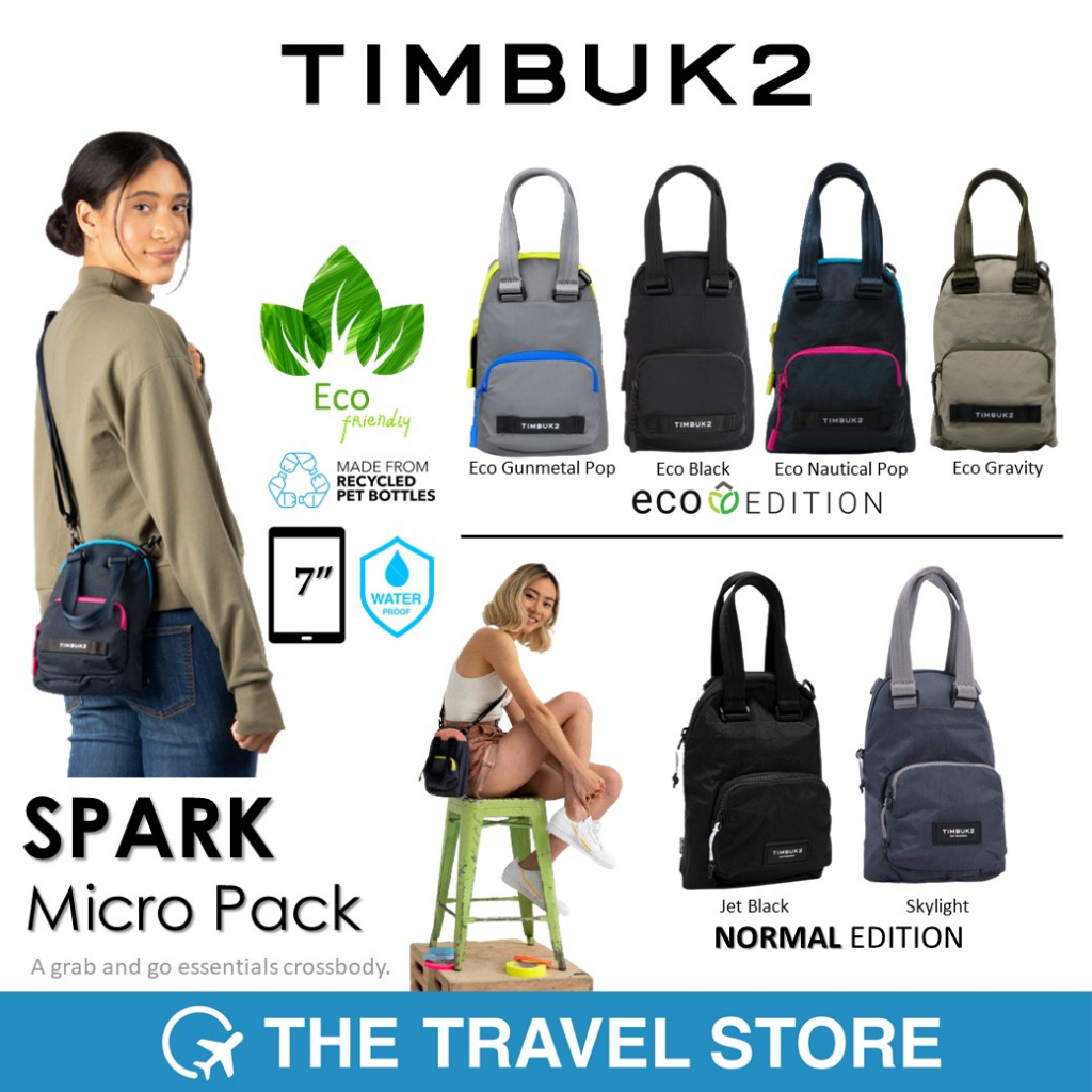  Timbuk2 Spark Micro Pack, Eco Black : Clothing, Shoes