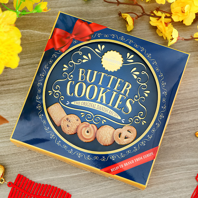 Traditional Danish Butter Cookies Recipe (Blue Tin Biscuits